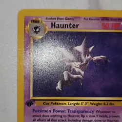 Wizards of the Coast 1st Edition Haunter Fossil #21/62 Non-holo Rare - Image 3