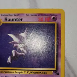 Wizards of the Coast 1st Edition Haunter Fossil #21/62 Non-holo Rare - Image 4
