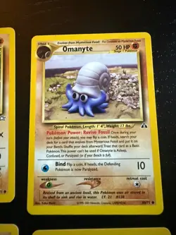 Pokemon WOTC Neo Fighting Rock Lot Larvitar Omanyte Sudowoodo Vintage x4 - Image 4