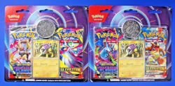 2 Pokemon TCG Raikou 2 Pack Blister Mega Evolution & Phantasmal Flames New - Image 1