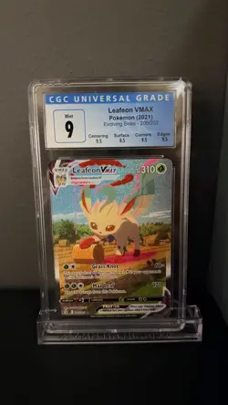 Leafeon VMAX Alternate Art Secret Rare 205/203 Evolving Skies CGC 9 - Image 1