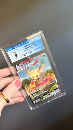 Leafeon VMAX Alternate Art Secret Rare 205/203 Evolving Skies CGC 9 - Image 2