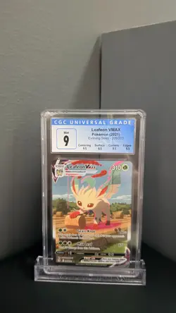 Leafeon VMAX Alternate Art Secret Rare 205/203 Evolving Skies CGC 9 - Image 4
