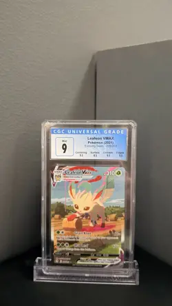 Leafeon VMAX Alternate Art Secret Rare 205/203 Evolving Skies CGC 9 - Image 5
