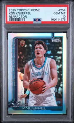 2025-26 Topps Chrome Kon Knueppel RC #254 Refractor PSA 10 Gem Mint 🔥🔥 - Image 1