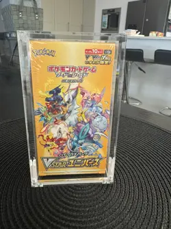 ⚡VSTAR UNIVERSE Booster Japanese Sword & Shield SEALED with acrylic case - Image 1