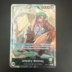 One Piece TCG English Jewelry Bonney Alternate Art Leader OP07-019 - Image 1