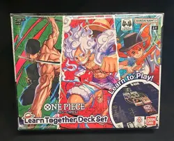 One Piece Learn Together Deck Set New Sealed - Image 1