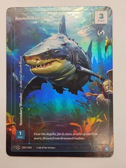 Wonders Of The First Call of the Stones Knotshell Shark Formless Foil #350 - Image 1