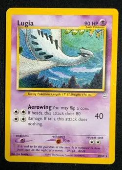 Lugia 20/64 Neo Revelation Non Holo Rare Unlimited HP Pokemon Vintage Wotc - Image 1