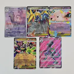 Pokemon Full Art Lot Of 5 Illustration Mega Zygarde Promo Perfect Order - Image 1