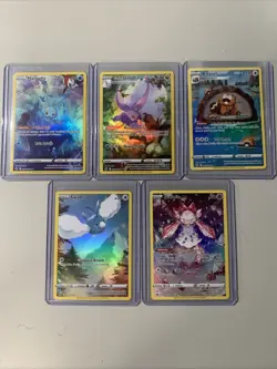 Pokemon TCG Crown Zenith Galarian Gallery Holo Lot of 5 Full Art Holo Rare - NM - Image 1
