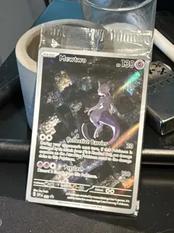 Sealed Mewtwo SVP 052 Black Star Promo Pokemon Scarlet & Violet 151 UPC Holo - Image 1