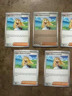 Lillie's Determination Playset - 7 Cards - Pokemon TCG - NM - Image 3
