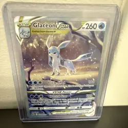 Glaceon VSTAR Crown Zenith: Galarian Gallery Holo Card GG40/GG70 NM Condition - Image 1