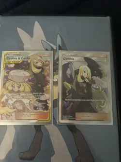 Pokemon TCG Trainer Supporter Cards Cynthia & Caitlin, TAG TEAM And Cynthia - Image 1