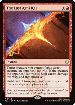 The Last Agni Kai [Avatar: The Last Airbender Prerelease Cards] Foil Near Mint - Image 1