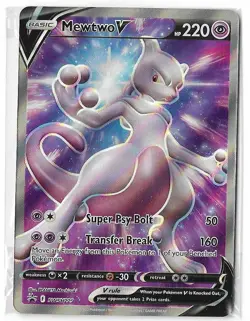 Mewtwo V SWSH229 Sword & Shield Promo Ultra Rare Holo Card Pokemon NM Sealed - Image 1