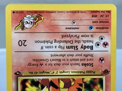 Blaine's Growlithe 62/132 Gym Challenge Pokemon Card 1st Edition - LP - Image 4
