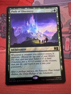 Path of Discovery (Surge Foil) 179 Holo Commander: Marvel Super Heroes NM - Image 1