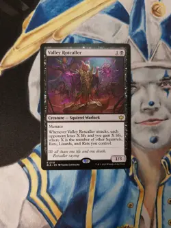 Valley Rotcaller MTG Bloomburrow Rare Black Creature Near-Mint to Mint x1 - Image 1