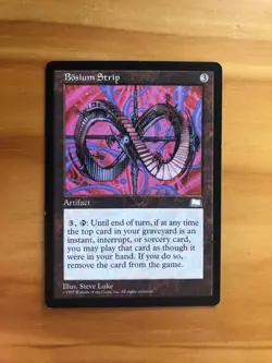 Mtg Carte Magic Weatherlight Bosium Strip English LP - Image 1