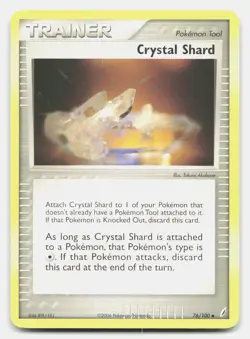 Crystal Shard 76/100 Uncommon Crystal Guardians Pokemon LP - Image 1