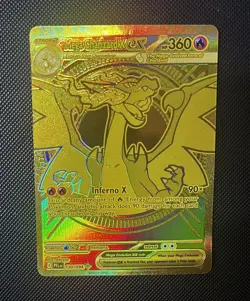 Mega Charizard X ex 130/094 - Pokemon Mega Evolutions Hyper Rare NM/M - Image 1