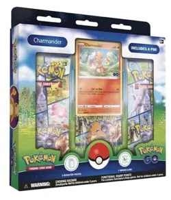 Pokemon TCG: GO Charmander Pin Collection Brand New Sealed! - Image 1