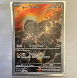 The Pokemon Company Paldean Tauros 218/193 SV02 Paldea Evolved IR Holo EN - Image 1