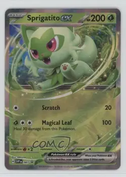Sprigatito ex Pokemon Scarlet & Violet Black Star Promo #087 - Image 1