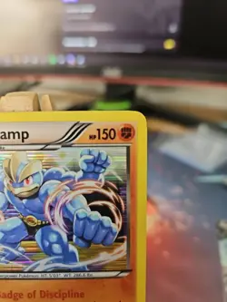 Pokemon TCG Machamp Plasma Blast 49/101 Holo Rare LP 2013 - Image 3