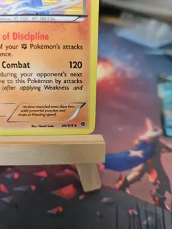 Pokemon TCG Machamp Plasma Blast 49/101 Holo Rare LP 2013 - Image 4