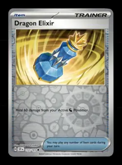 Dragon Elixir 172/191 Uncommon Surging Sparks Pokemon Reverse Holo Near Mint - Image 1