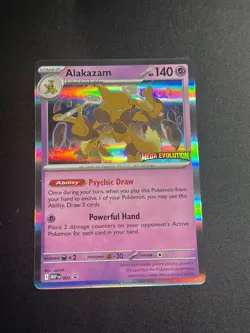 Pokemon TCG - Alakazam 003 - Black Star Promo - Pre-Release - Mega Evolutions - Image 1