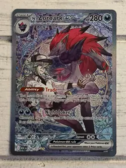 Pokemon TCG Zoroark Ex #286/217! Ascended Heroes Pack Fresh NM/MINT!! - Image 1
