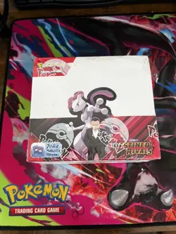 Pokemon TCG Destined Rivals Booster Box Sealed (Tears on Box) - Image 1
