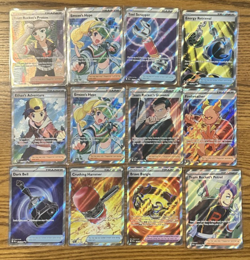 Pokemon Playables Lot Trainers Team Rocket Petrel Giovanni Destined Ethan Ultra - Image 1