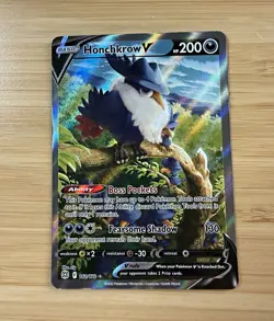 Honchkrow V (Alternate Full Art) 162/172 Brilliant Stars Holo - Image 1