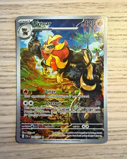 The Pokemon Company Pyroar Sv02 Paldea Evolved 200/193 Full Art Holo IR EN - Image 1