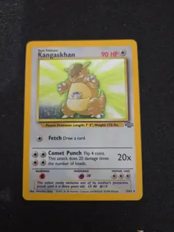 Pokemon TCG Kangaskhan Jungle 5/64 Holo Unlimited Holo Rare - Image 1
