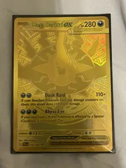 Pokemon TCG Mega Darkrai EX Pitch Black Mega Hyper Rare 120/084 NM English - Image 3