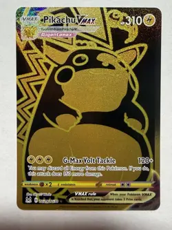 Pokemon TCG Pikachu VMAX TG29/TG30 SWSH11: Lost Origin Ultra Rare Gold Holo - Image 1