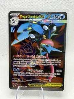 Mega Greninja ex 100/086 Ultra Rare Chaos Rising Pokemon Holo Near Mint - Image 1