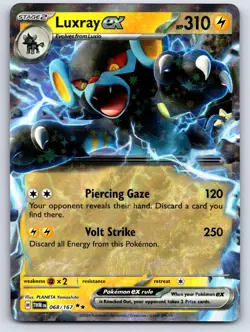 Luxray ex 068/167 Pokemon Twilight Masquerade Holo NM/LP - Image 1