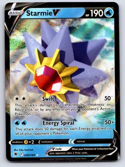 Starmie V 030/189 Pokemon Astral Radiance Holo NM/LP - Image 1