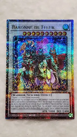 Yugioh - Baronne de Fleur - RA01-EN034 - Quarter Century Secret Rare - 1st Ed - Image 2