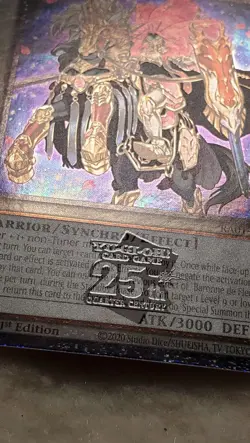 Yugioh - Baronne de Fleur - RA01-EN034 - Quarter Century Secret Rare - 1st Ed - Image 4