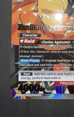 Zenitsu Agatsuma Demon Slayer Union Arena 2 Star - Image 5