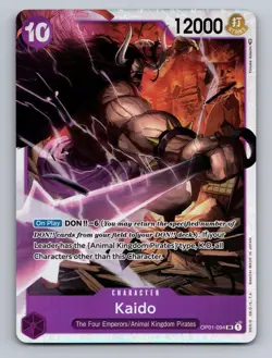 Kaido (094) OP01-094 Romance Dawn Super Rare Foil Near Mint - Image 1
